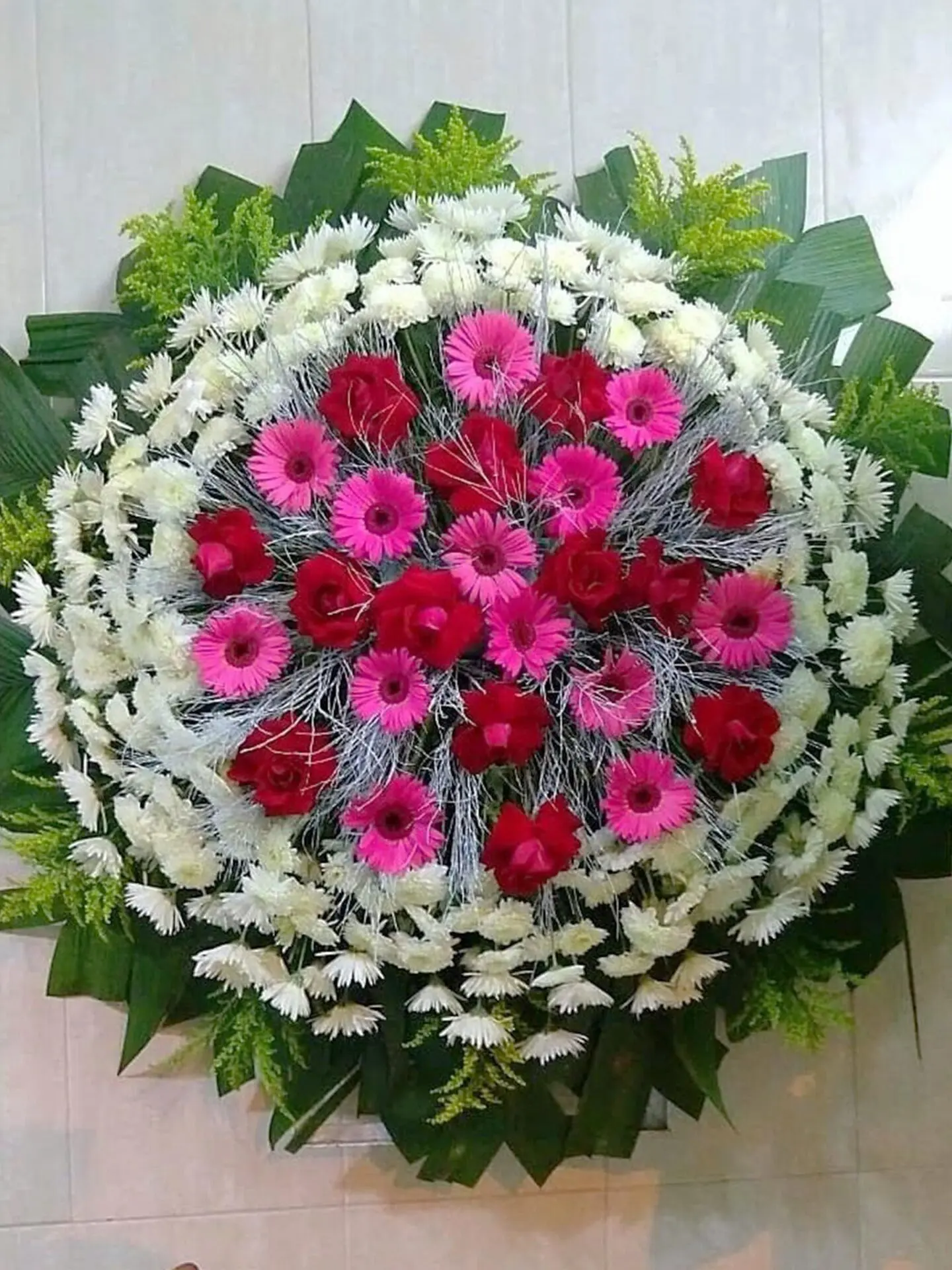 Coroa de Flores Padrão Colorida 2